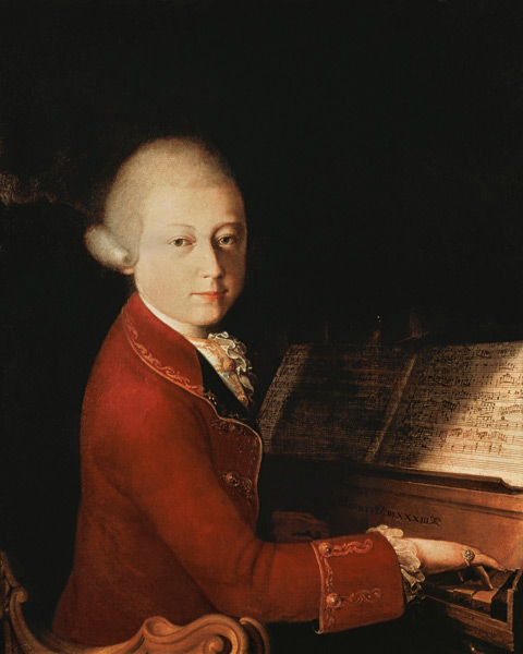 Mozart Aged 14 from Francesco dalla Rosa