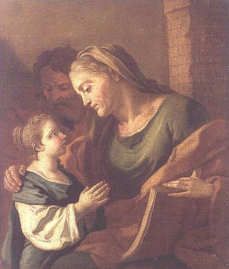 St. Anne Instructing the Christ Child from Francesco de Mura
