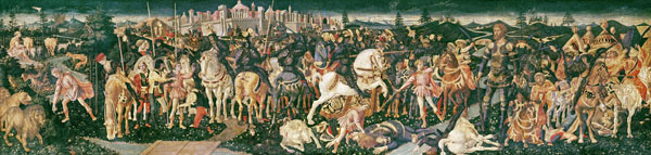 Der Triumph von David und Saul, c. 1445-55 from Francesco di Stefano Pesellino
