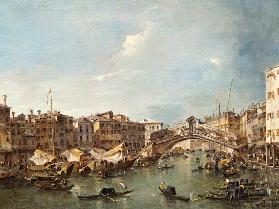 Grand Canal with the Rialto Bridge, Venice
