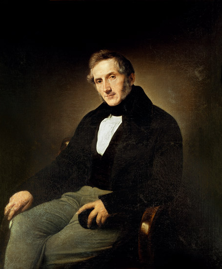 Portrait of Alessandro Manzoni (1785-1873) from Francesco Hayez