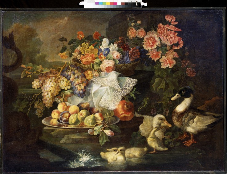 Still life with Fruits and Ducks from Francesco Morosini