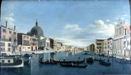 The Grand Canal, Venice with San Simeon Piccolo from Francesco Tironi