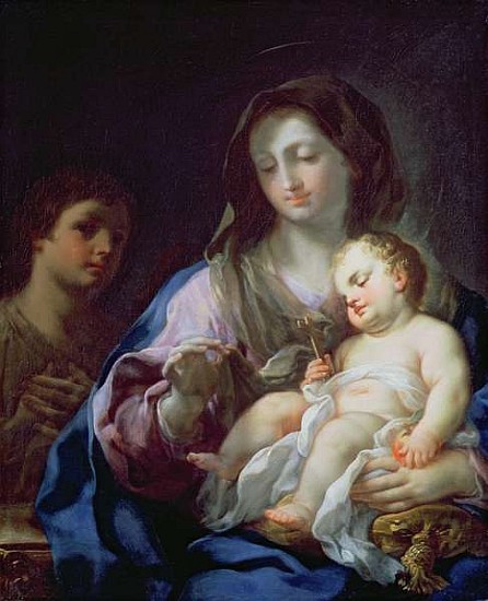 Madonna and Child with St. John the Baptist from Francesco Trevisani