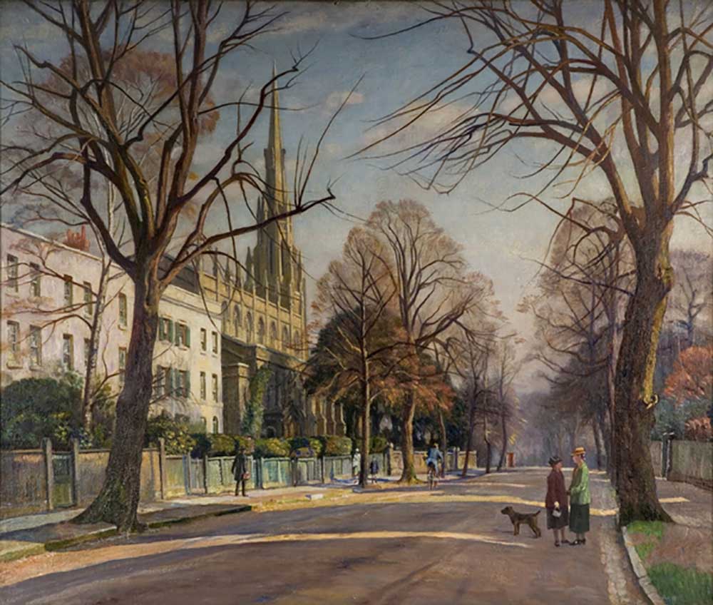 Spring in the Suburbs, 1925 from Francis Dodd