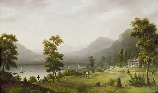 Carter's Tavern at the Head of Lake George, 1817-18 from Francis Guy