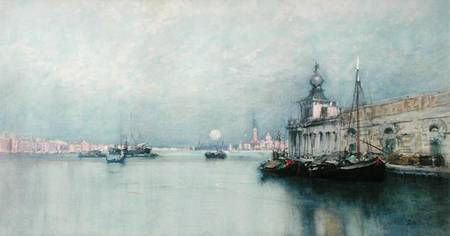 Moonrise on the Grand Canal from Francis Hopkinson Smith