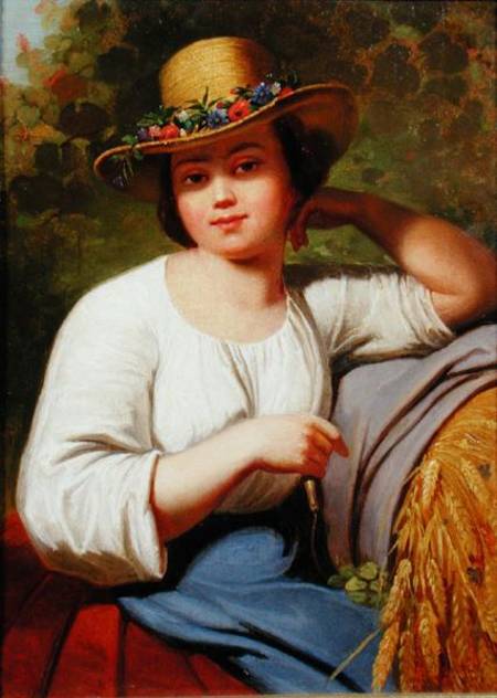 Portrait of a country girl from Francis Wheatley