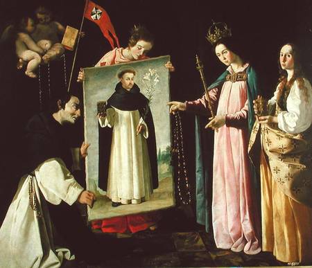 The Apparition of the Virgin to the Monk of Soriano from Francisco de Zurbarán (y Salazar)