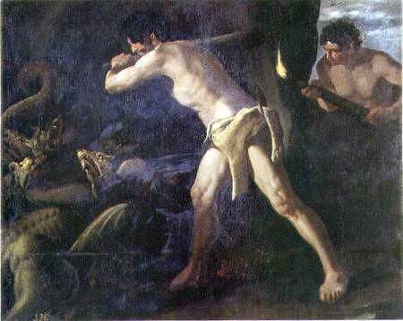 Hercules Fighting with the Lernaean Hydra from Francisco de Zurbarán (y Salazar)