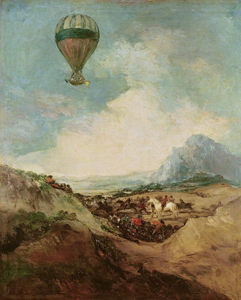 The Balloon or, The Ascent of the Montgolfier from Francisco José de Goya