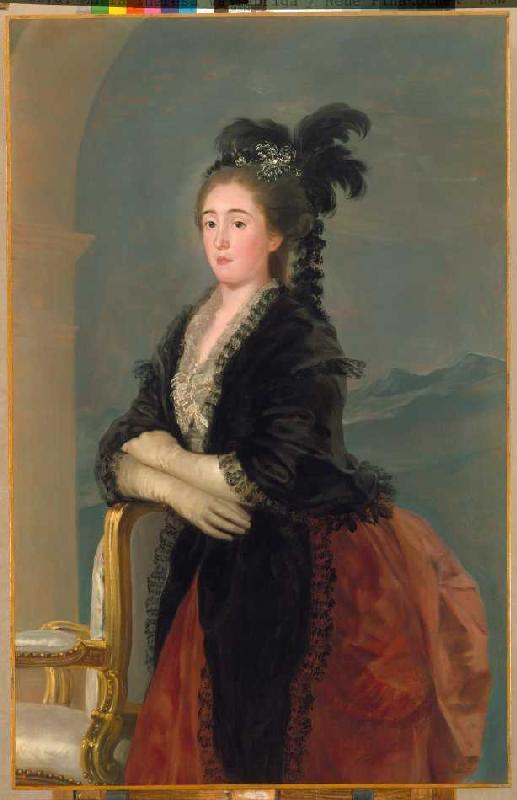 Dona Maria Teresa there of Vallabriga. from Francisco José de Goya