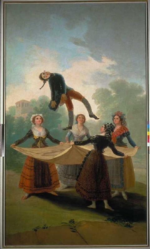 The jumping jack from Francisco José de Goya