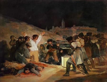 The shooting of the insurgents
