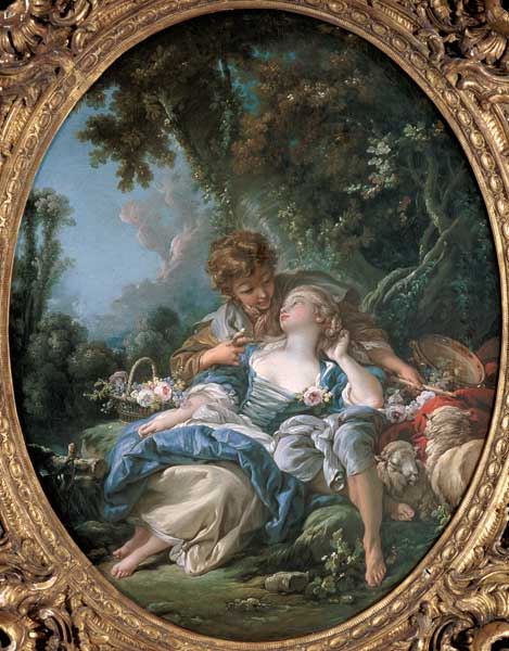 Lovers' tryst from François Boucher