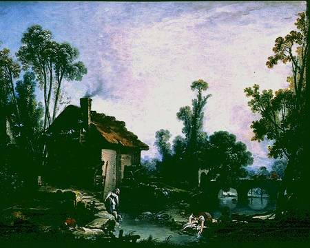 Landscape with a Watermill from François Boucher