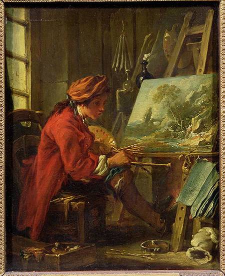 The Painter in his Studio from François Boucher
