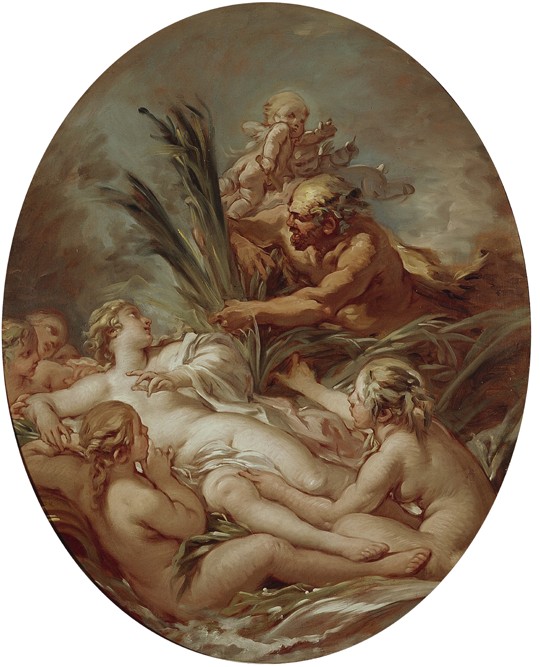 Pan and Nymph Syrinx from François Boucher