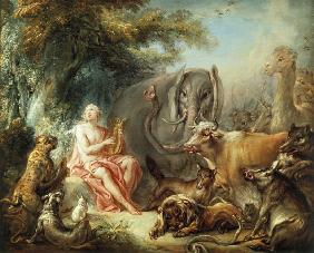 Orpheus enchants the Animals