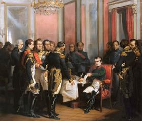 The Abdication of Napoleon at Fontainebleau on 11 April 1814