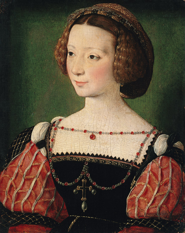 Portrait of Beatrix Pacheco, Countess of Montbel and Entremonts from François Clouet