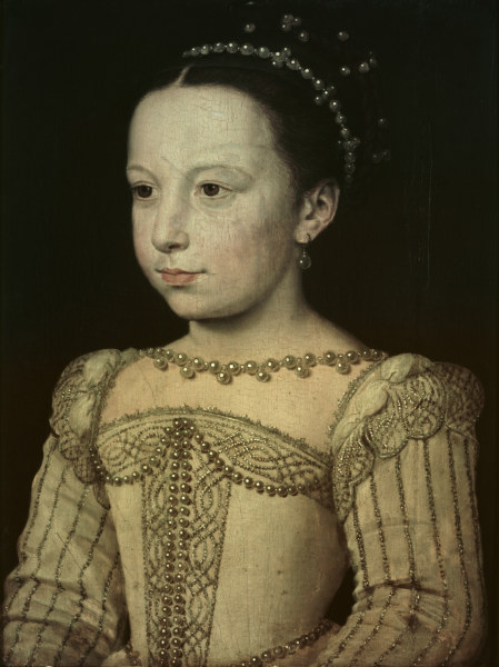 Margarete von Valois / Gem.v.F.Clouet from François Clouet