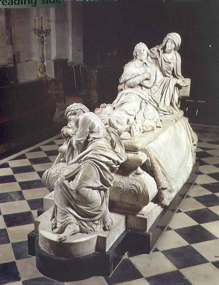 Funeral monument to Armand-Jean du Plessis, Cardinal Richelieu (1585-1642) depicting the cardinal ex from Francois Girardon