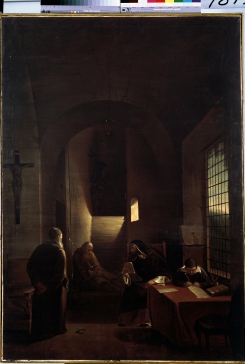 Galileo in the Prison from François Marius Granet