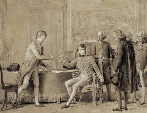 The Signing of the Concordat between France and the Holy See, 15th July 1801 from François Pascal Simon Gérard