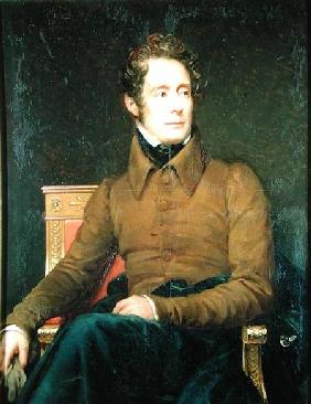 Portrait of Alphonse de Lamartine (1790-1869)