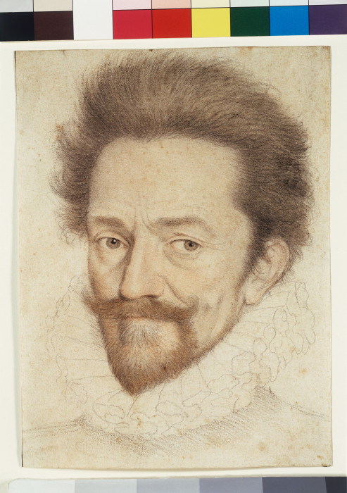 Portrait of a Bearded Man Wearing a Ruff from Francois Quesnel