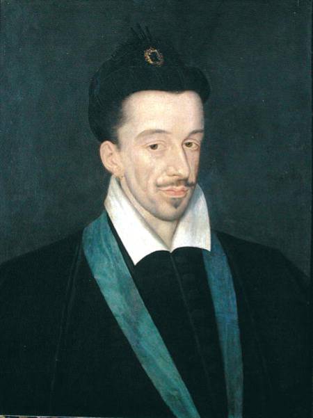 Portrait of Henri III (1551-1589), King of France from 1574 assassinated in Paris 1589 from Francois Quesnel