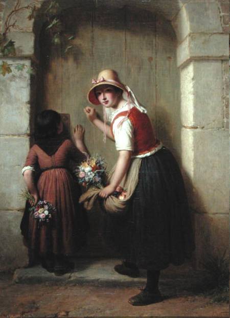 The Flower Sellers from Francois Verheyden