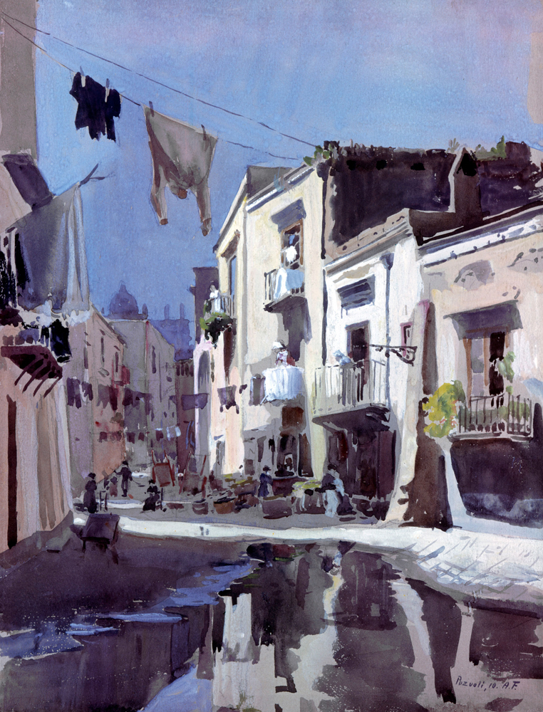 Alley in Pozzuoli from Frank Alfred