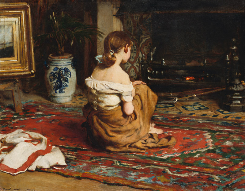 By the Fireside from Frank Holl