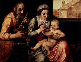 The sacred family from Frans Floris de Vriendt
