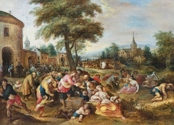 The Works of mercy from Frans Francken d. J.