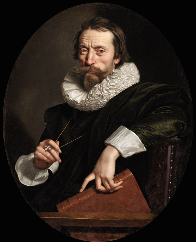 Portrait of the Italian poet, Giambattista Marino from Frans II Pourbus