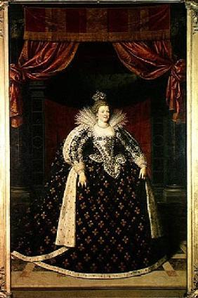 Marie de Medici (1573-1642) in Coronation Robes