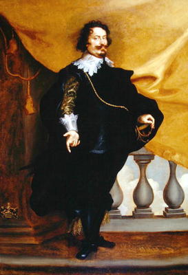 Portrait of an Aristocrat (oil on canvas) from Frans Luyckx or Leux