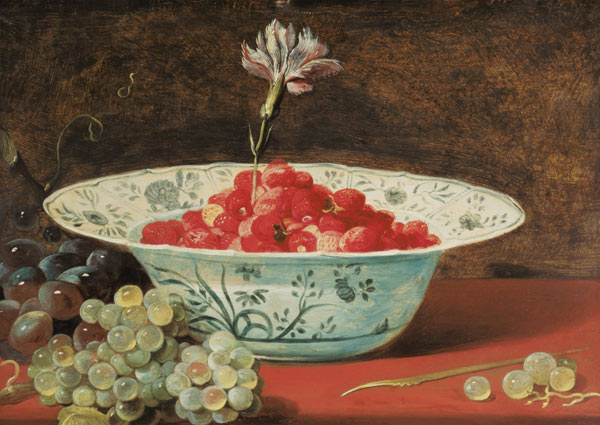 Still Life with a Bowl of Strawberries from Frans Snyders