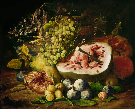 Still Life of Fruit on a Ledge from Frans Snyders