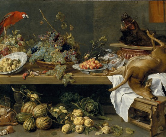 Still life with fruit, vegetables and dead game from Frans Snyders