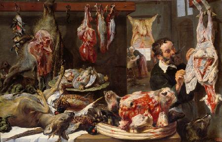 A butcher shop