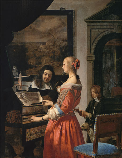 Family concert. from Frans van Mieris d.Ä.