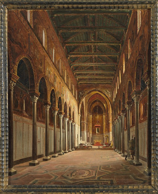 Interior of the Monreale Cathedral Santa Maria Nuova from Frans Vervloet