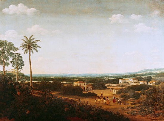 House of a Portuguese Nobleman in Brazil from Frans Jansz Post