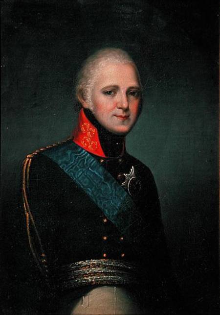 Portrait of Emperor Alexander I (1777-1825) from Franz Gerhard von Kugelgen