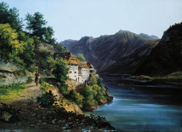 The Hallstatter Lake from Franz II Steinfeld