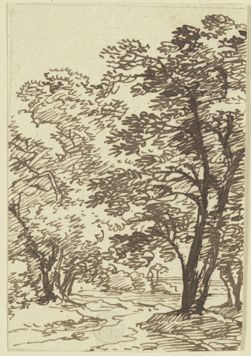Group of trees from Franz Innocenz Josef Kobell